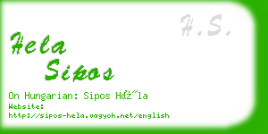 hela sipos business card
